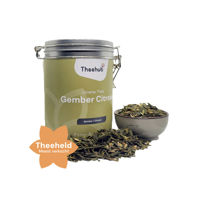 Groene thee in blik - Gember / Citroen