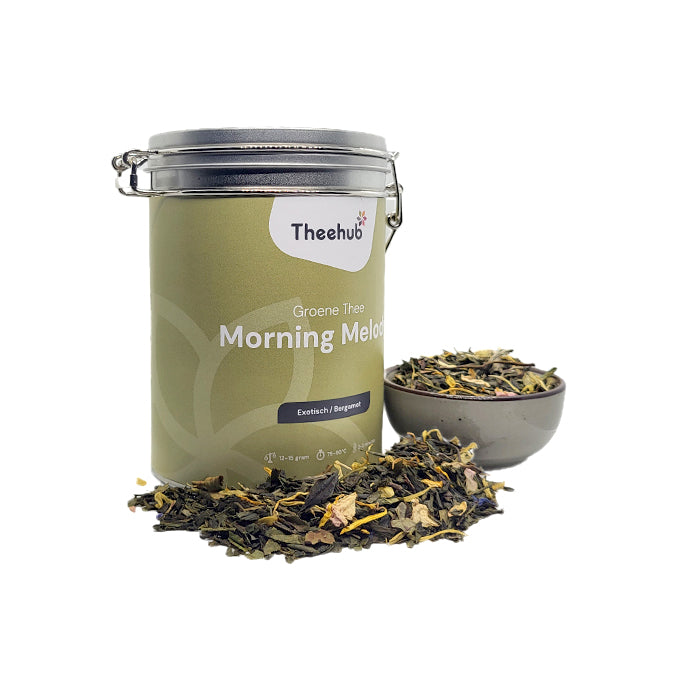 Groene thee in blik - Morning Melody
