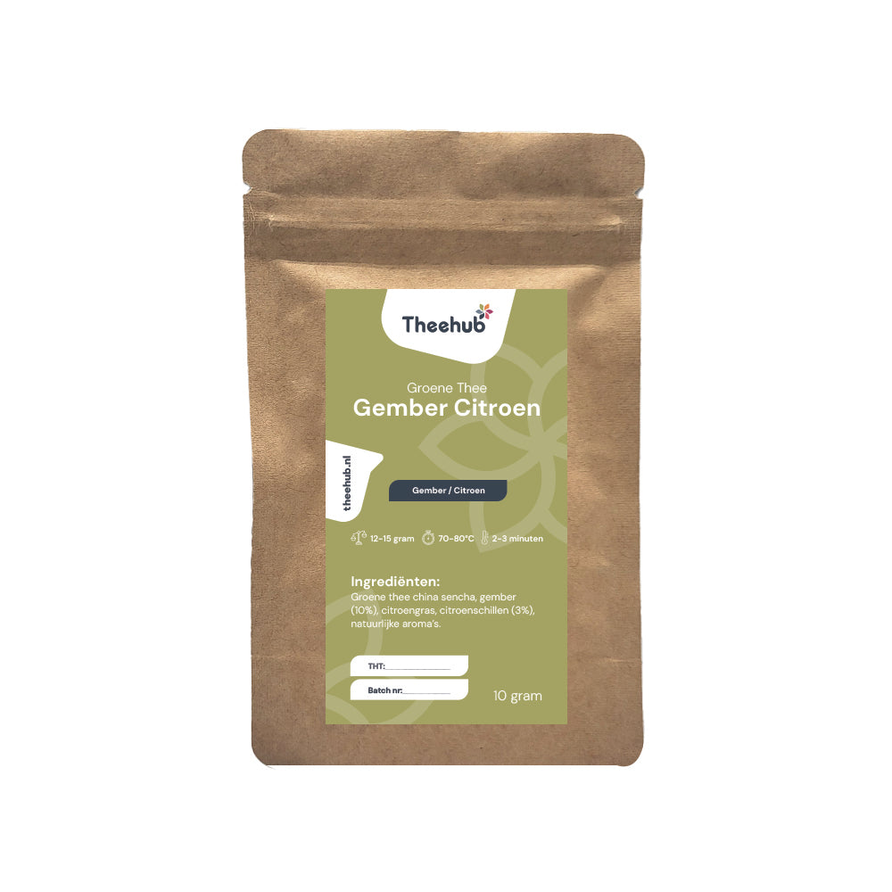 Losse groene thee - Sample - Gember / Citroen