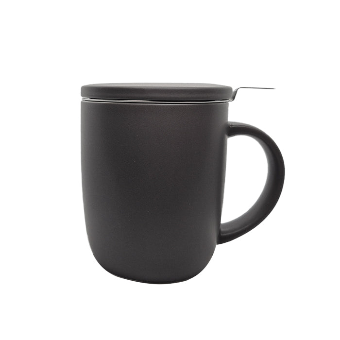 Theemok met zeef - antraciet