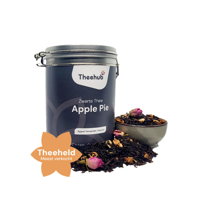Zwarte thee in blik - Apple pie