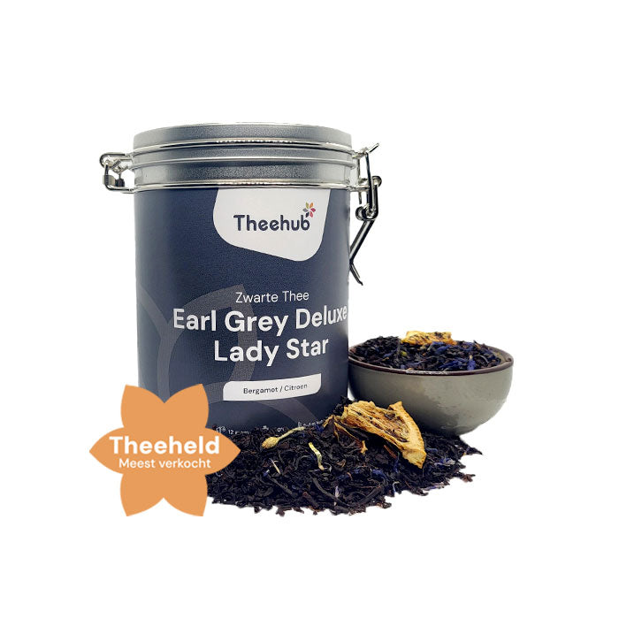 Zwarte thee in blik - Earl Grey Deluxe