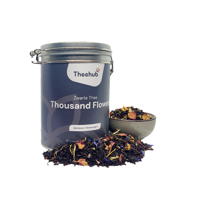 Zwarte thee in blik - Thousand Flowers