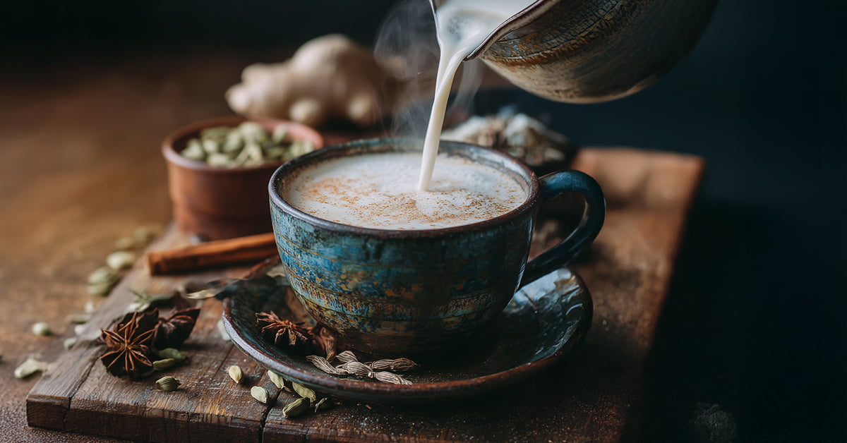 Heerlijke home made chai tea latte maken