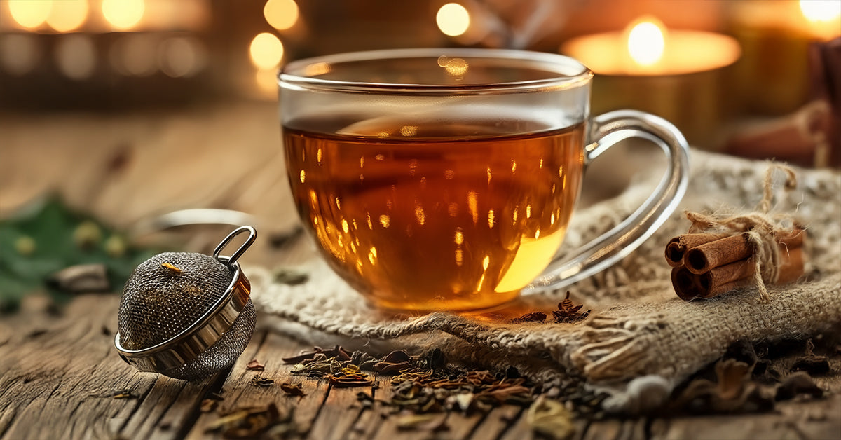 Thee zetten met losse thee - stap voor stap