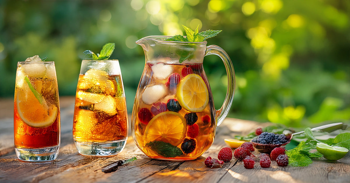hoe maak je zelf ice tea?