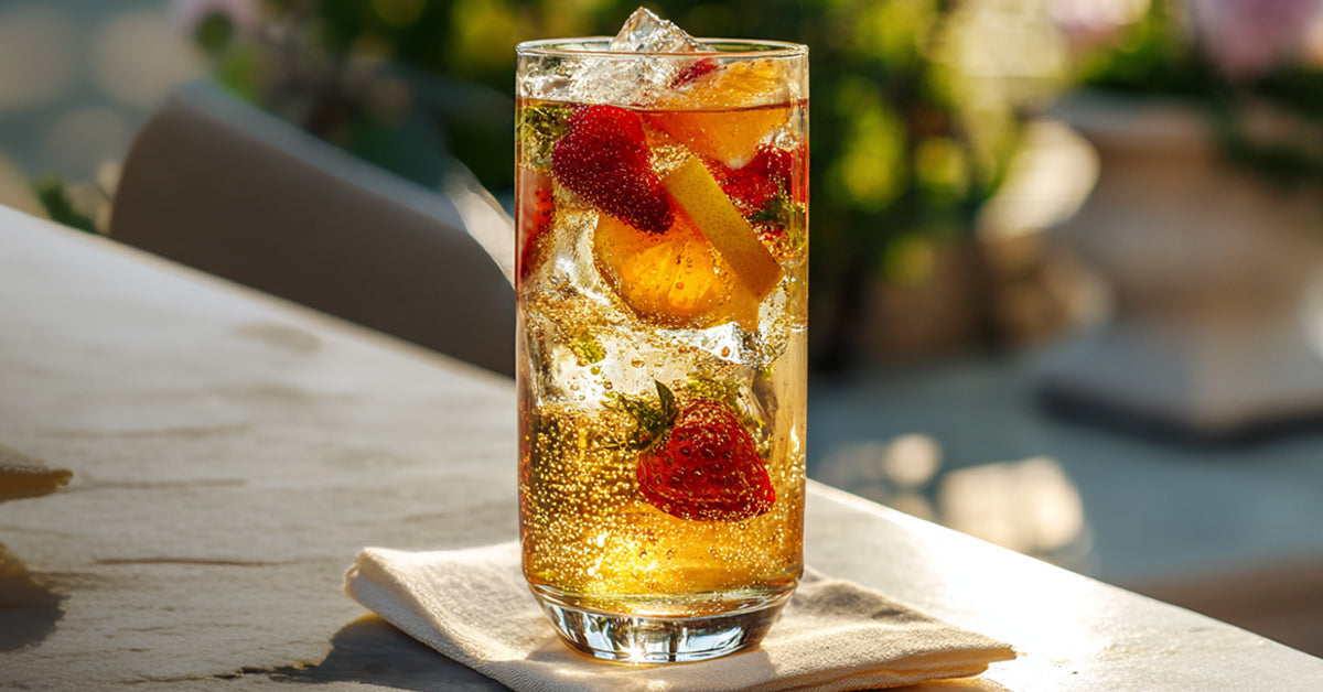 thee drinken met warm weer