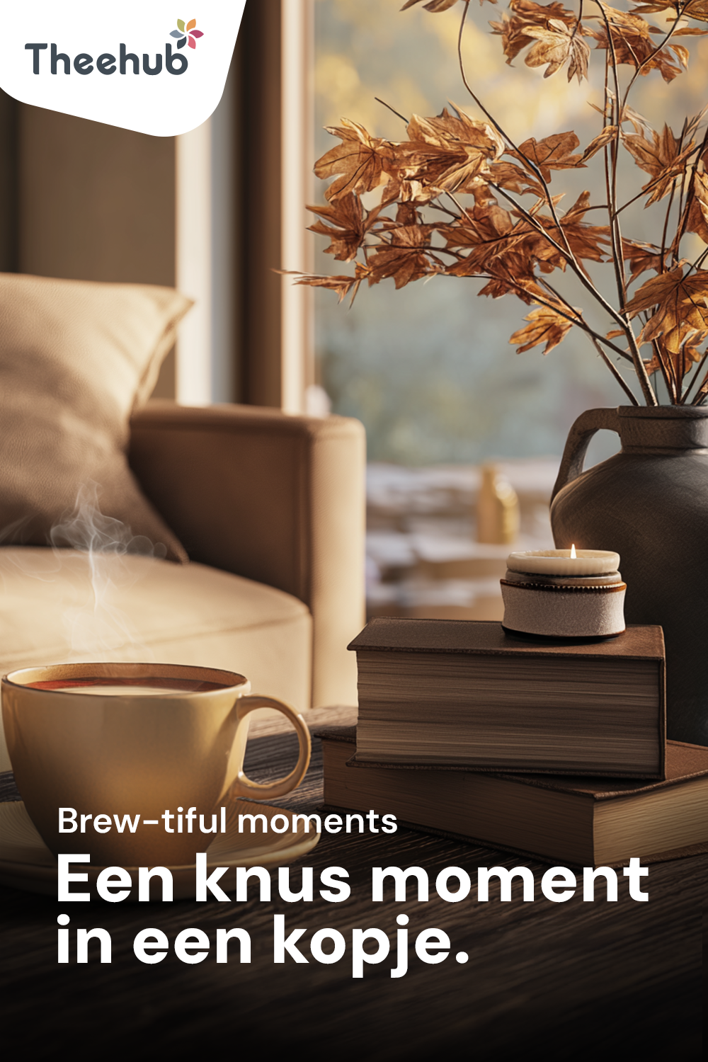 Wat de warmte van herfstthee maakt
