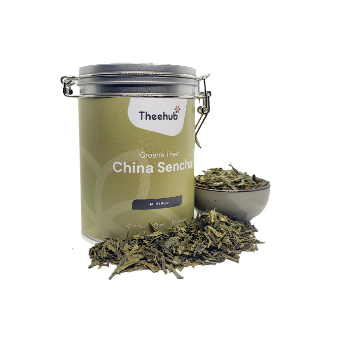 Groene thee in blik - China Sencha
