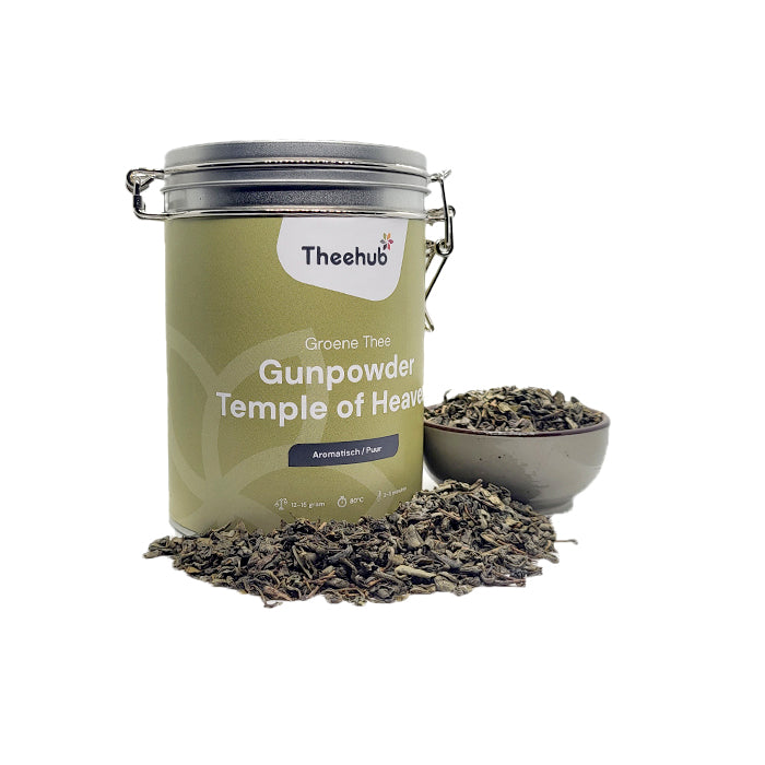 Groene thee in blik - Gunpowder Temple of Heaven