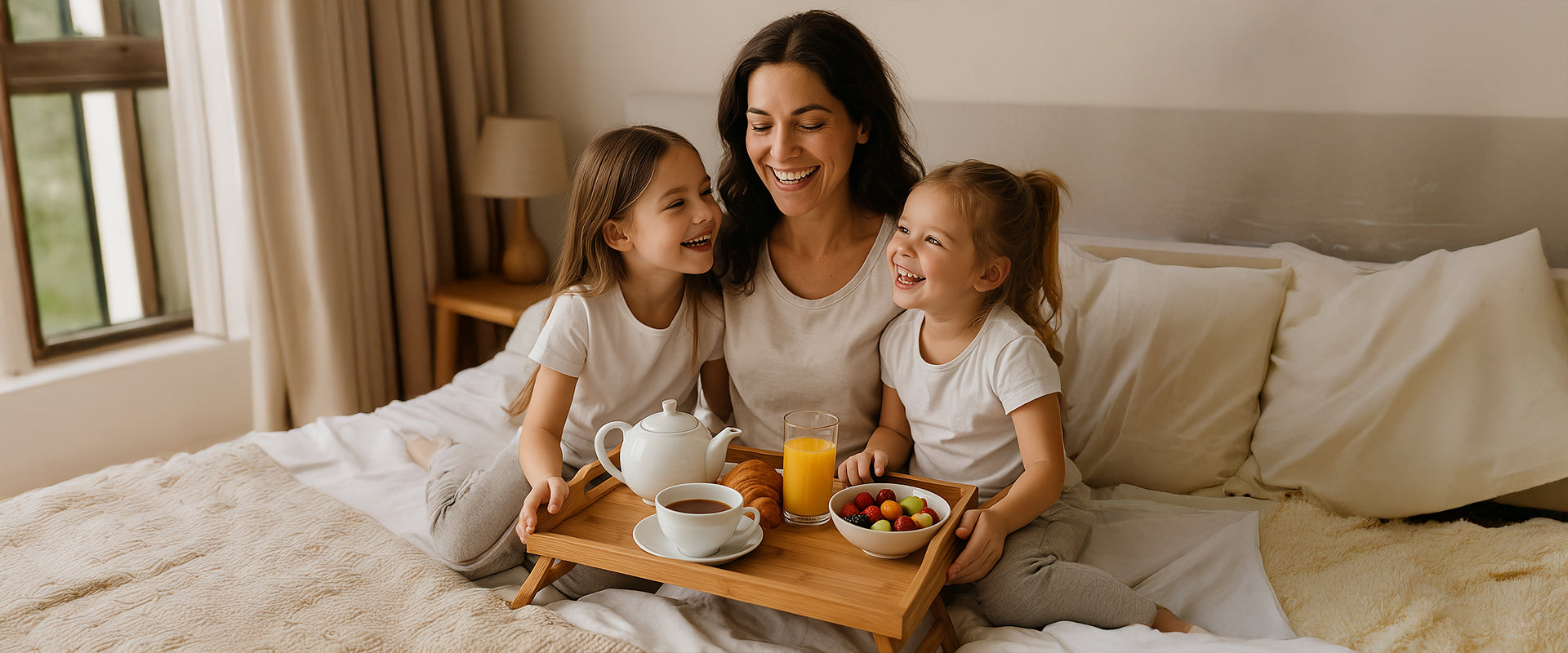 Moederdag 2025 vieren met ontbijt op bed en thee
