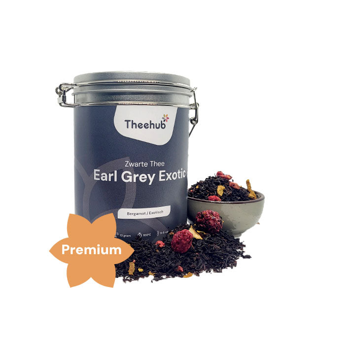 Zwarte thee in blik - Earl Grey Exotic
