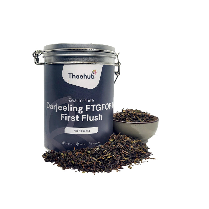 Zwarte thee in blik - darjeeling