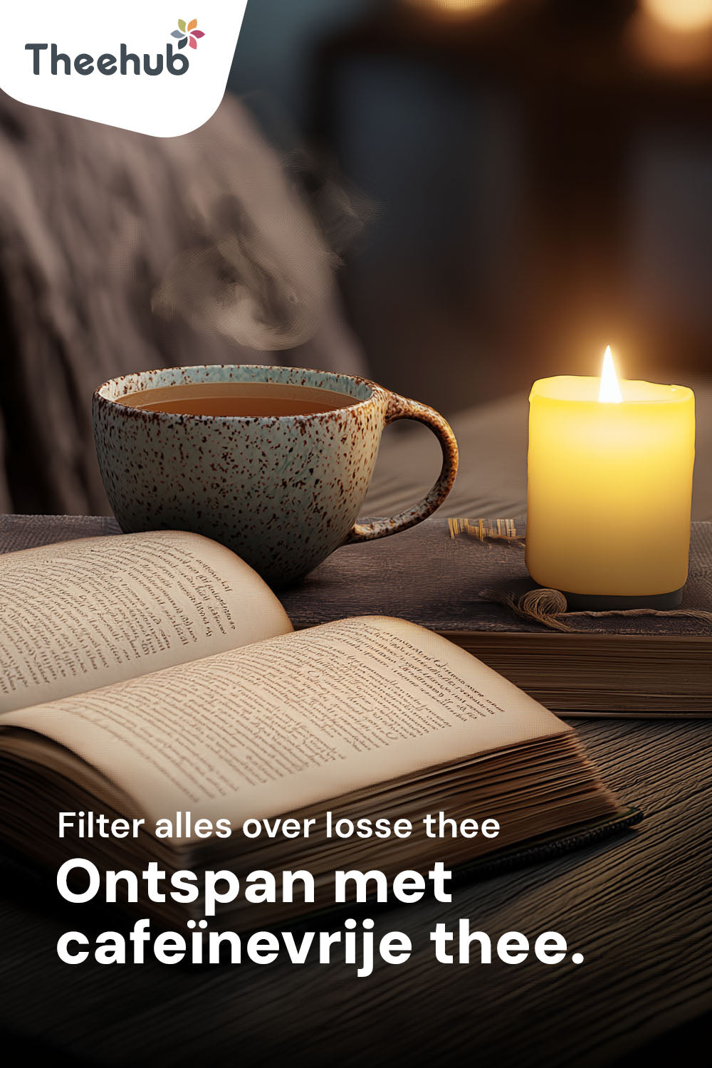 ontspan met cafeïnevrije thee